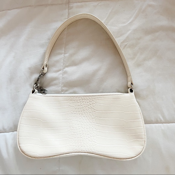 Eva Shoulder Bag - Ivory Croc - Fashion Women Vegan Bag Online Shopping - JW Pei